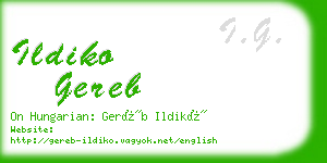ildiko gereb business card